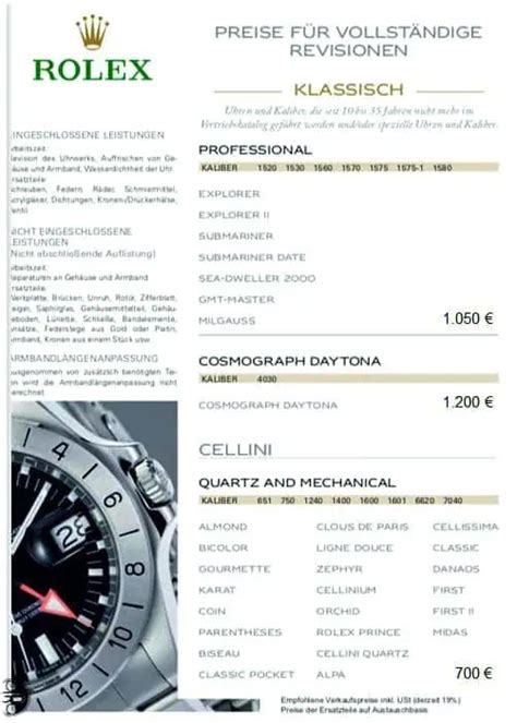 rolex service preise|rolex service price list.